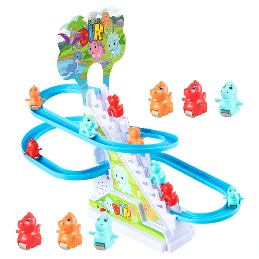 Electric Dinosaur Track Slide Toy Educational Kids Learning
