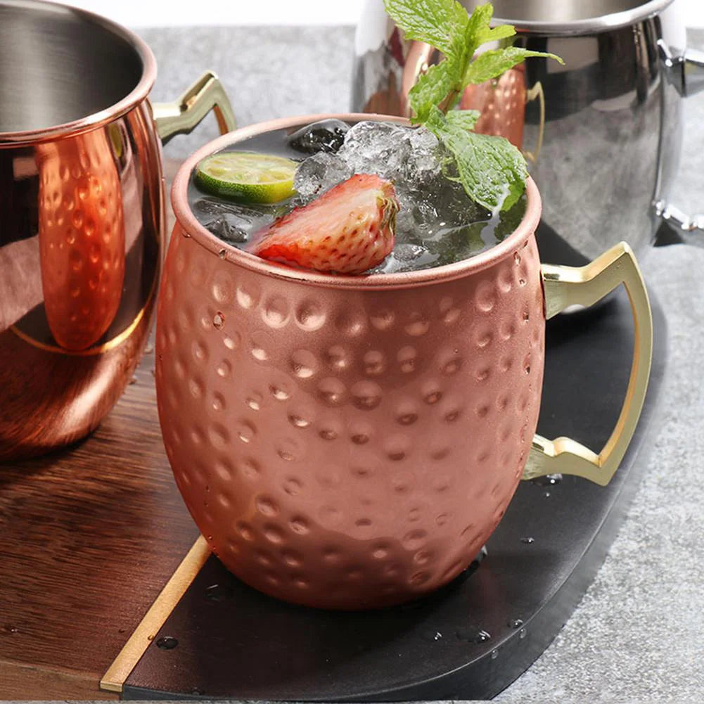 Drinkware Moscow Mule Copper Mug Stainless Steel Goblet