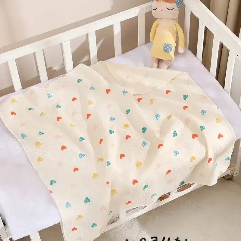 CN Baby Muslin Swaddle Blanket Cotton Receiving Blanket
