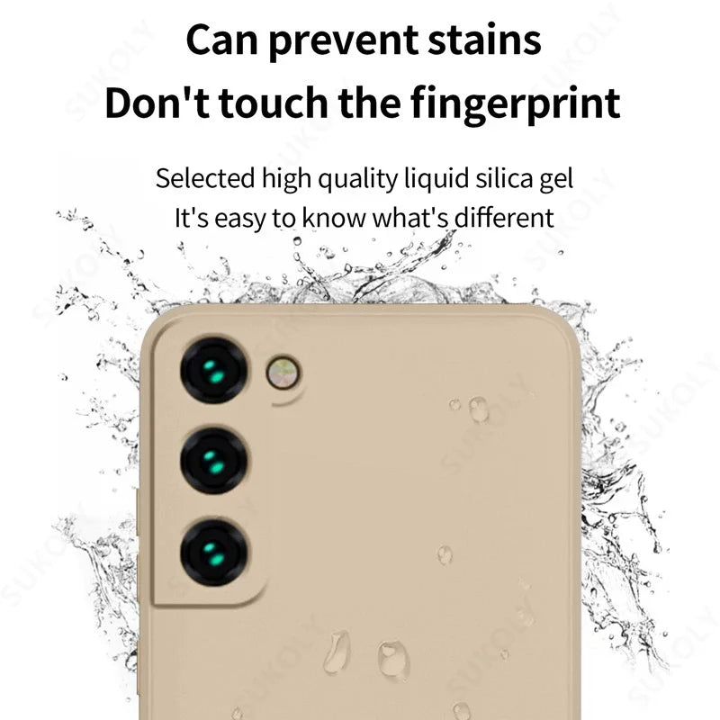 Design Shockproof Liquid Silicone Case For Samsung Galaxy