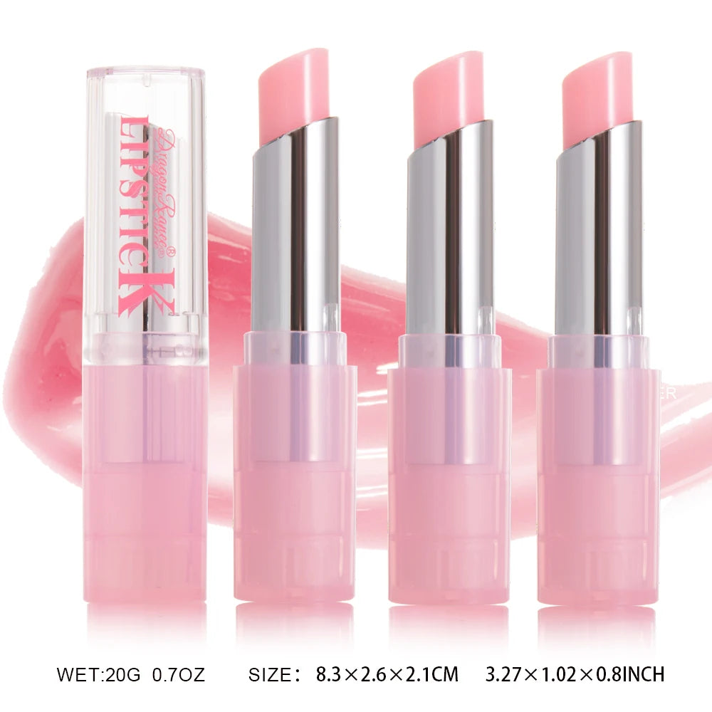 4-piece colored lipstick, long-lasting moisturizing, moisturizing, non discoloring, non staining cup, waterproof warm changing l