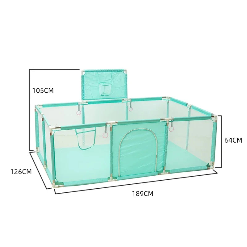 IMBABY Indoor Baby Playpen Safe Crawling Area for Newborns