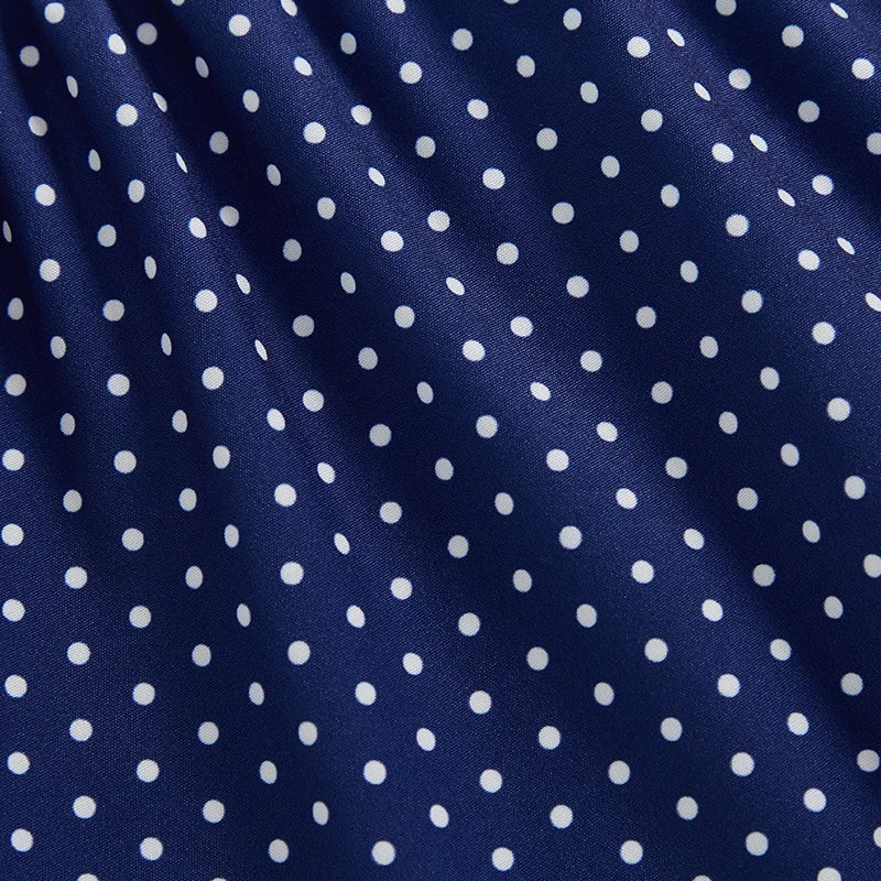 Girls American Flag Embroidered Dress with Polka Dot and Plaid Print Short Sleeve Toddler Dress for Patriotic Events and Cute