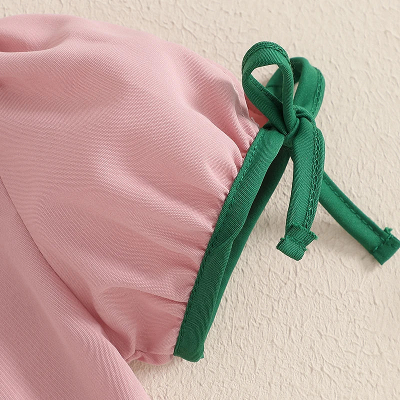 Adorable Infant Girl Floral Print Ruffle Sleeveless Dress with Bowknot Belt and Peter Pan Collar for Parties and Events