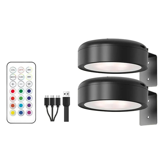 APWIKOGER Rechargeable Picture Lights With Remote Timer