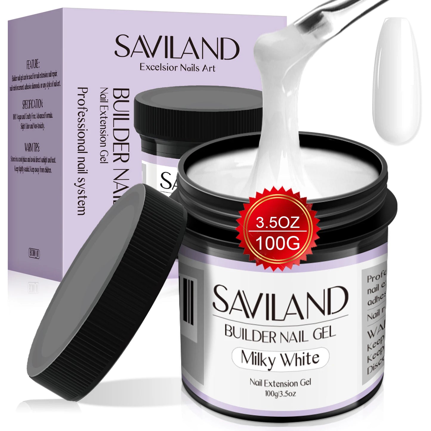 Saviland Builder Nail Gel for Nail Extensions