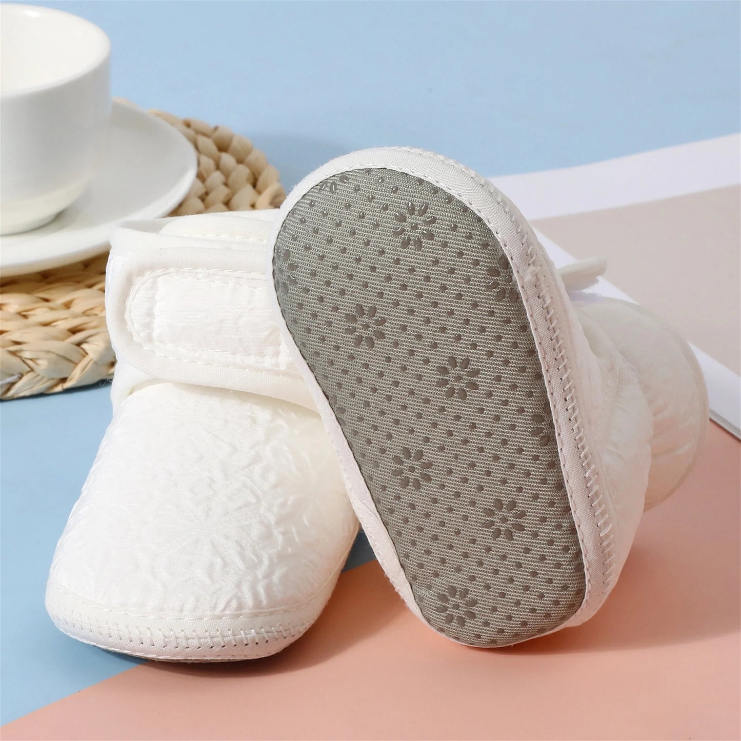 CN Guangdong Infant Winter Boots Cozy Soft Sole Anti Slip Shoes