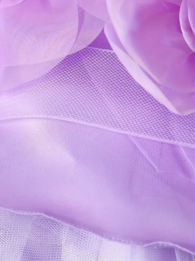 Girls Princess Dress Luxury Elegant Sleeveless Party Evening Ball Gown For Kids Children