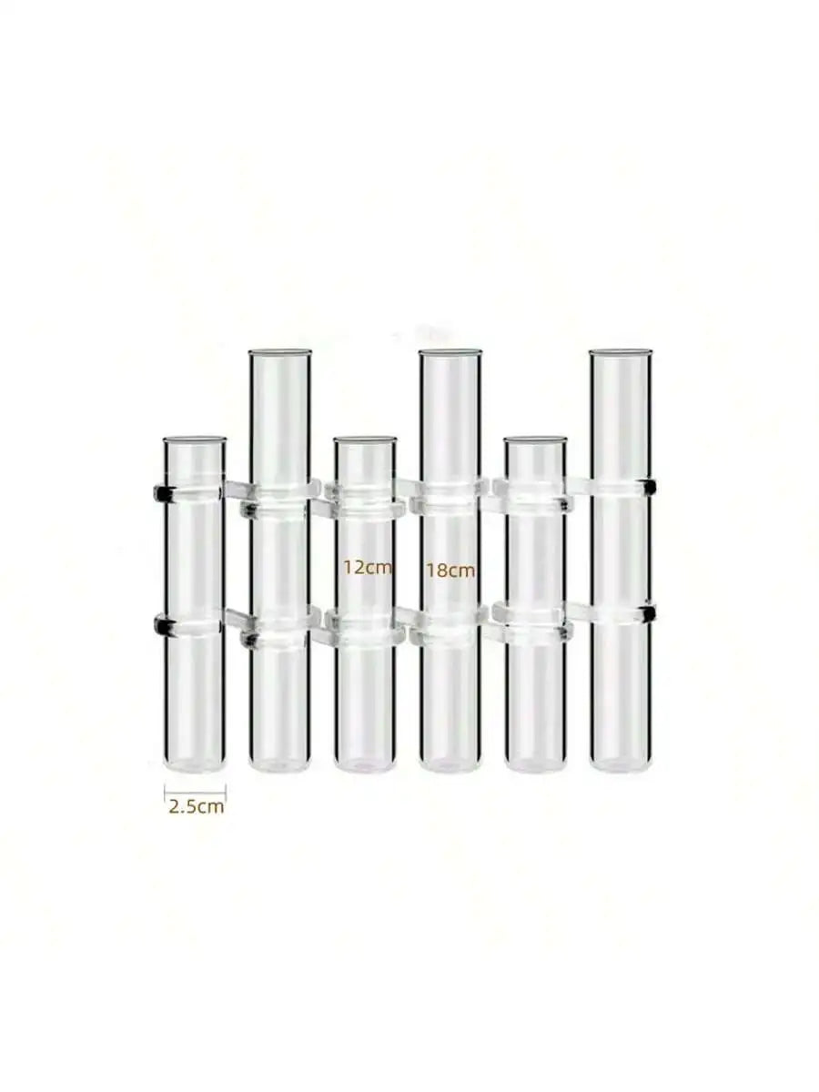 High Concerned Glass Test Tube Flower Vase Hanging Planter For Home Decor