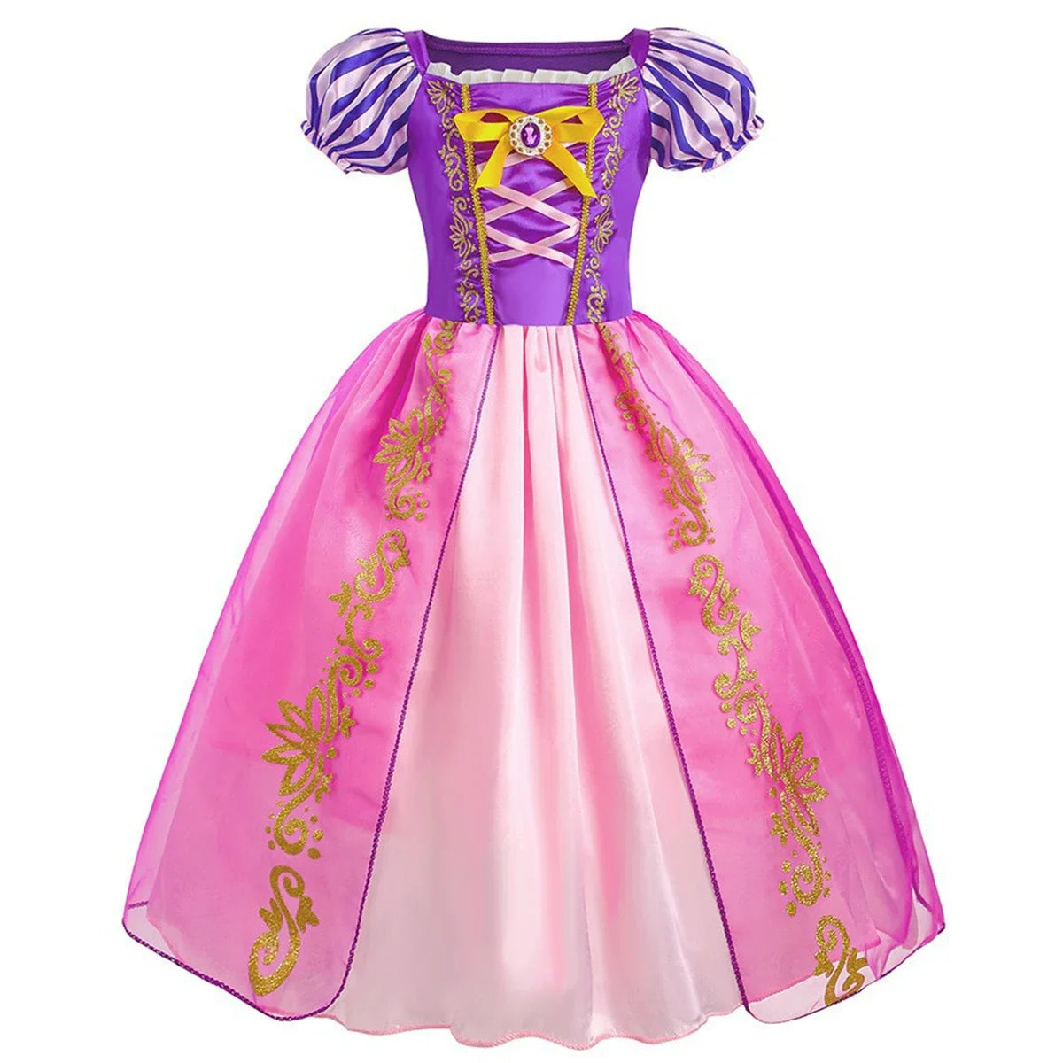 Girls Princess Rapunzel Dress For Parties Cosplay Costume