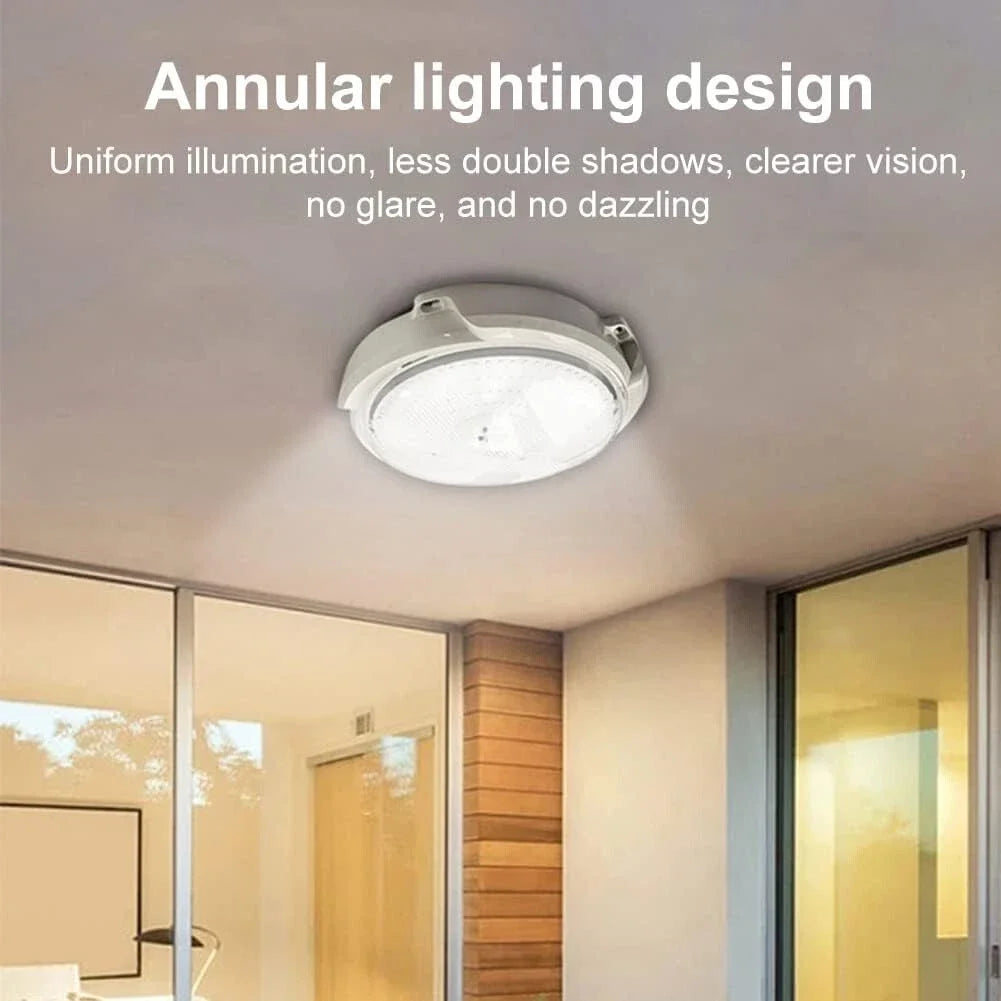 Solar Powered Ceiling Pendant Light Remote Control Outdoor