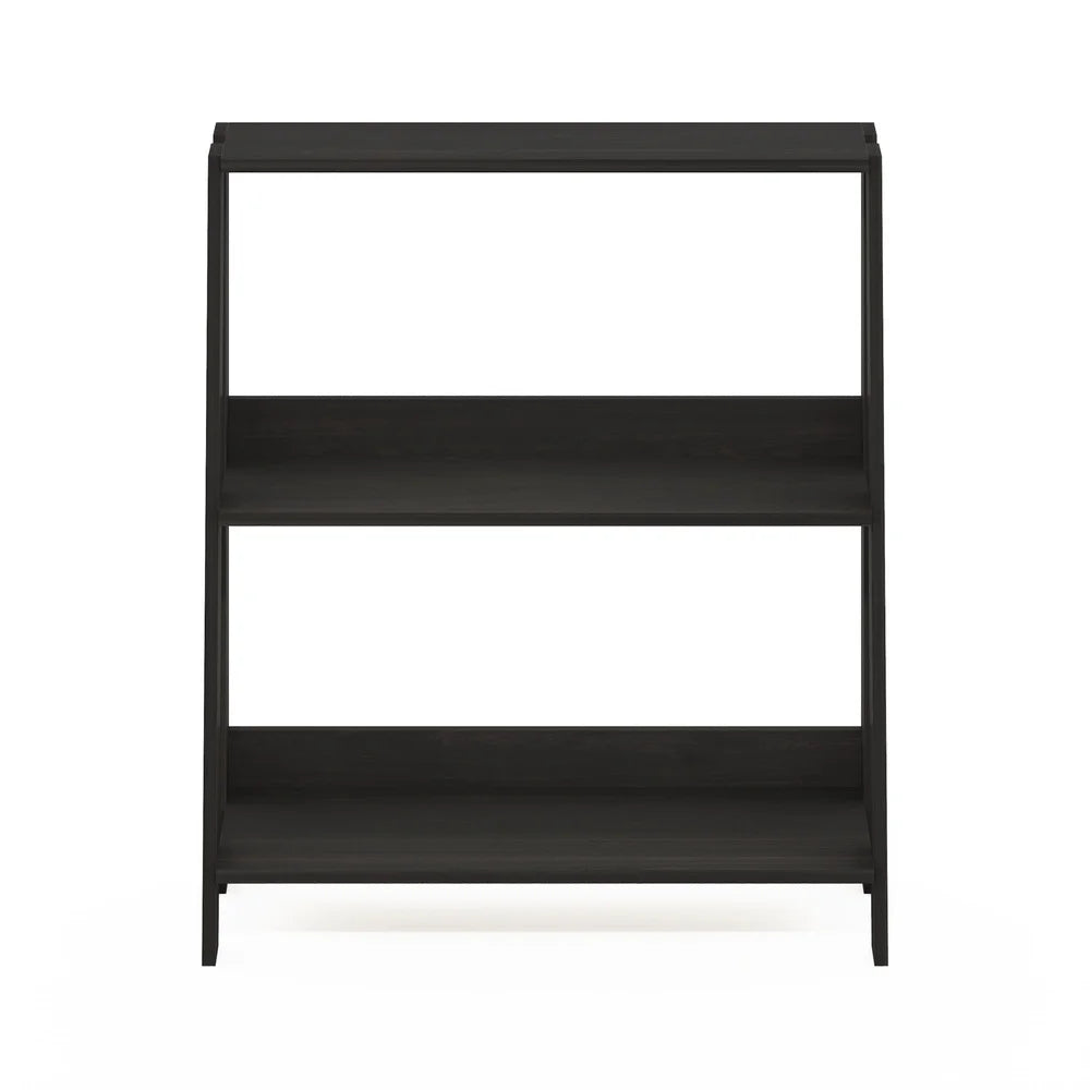 XMSJ Ladder Bookcase 3 Tier Display Shelf for Small Spaces