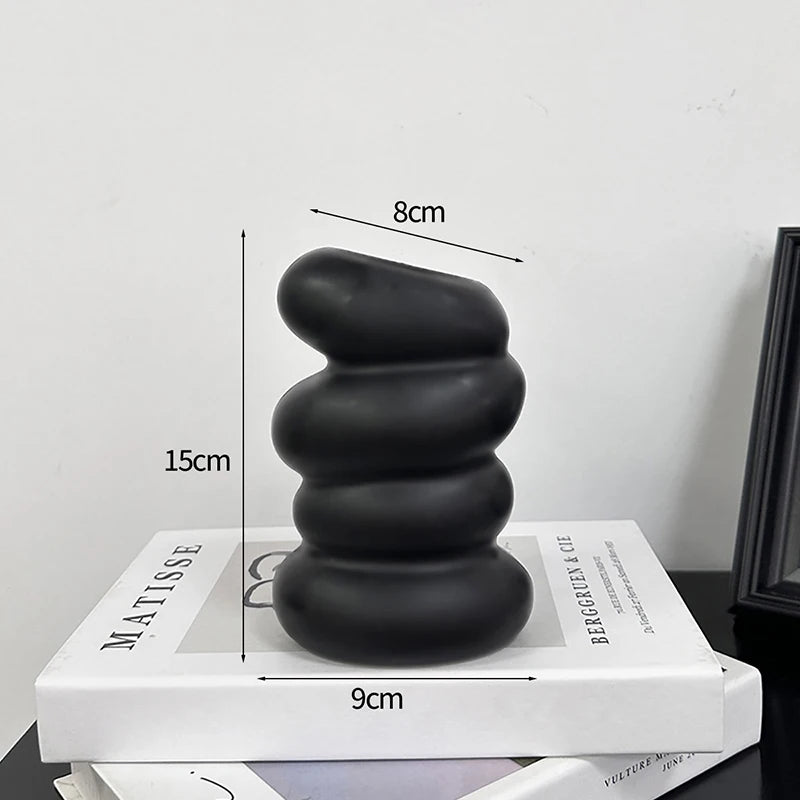 Function Modern Style Plastic Vase For Aesthetic Floral Arrangement