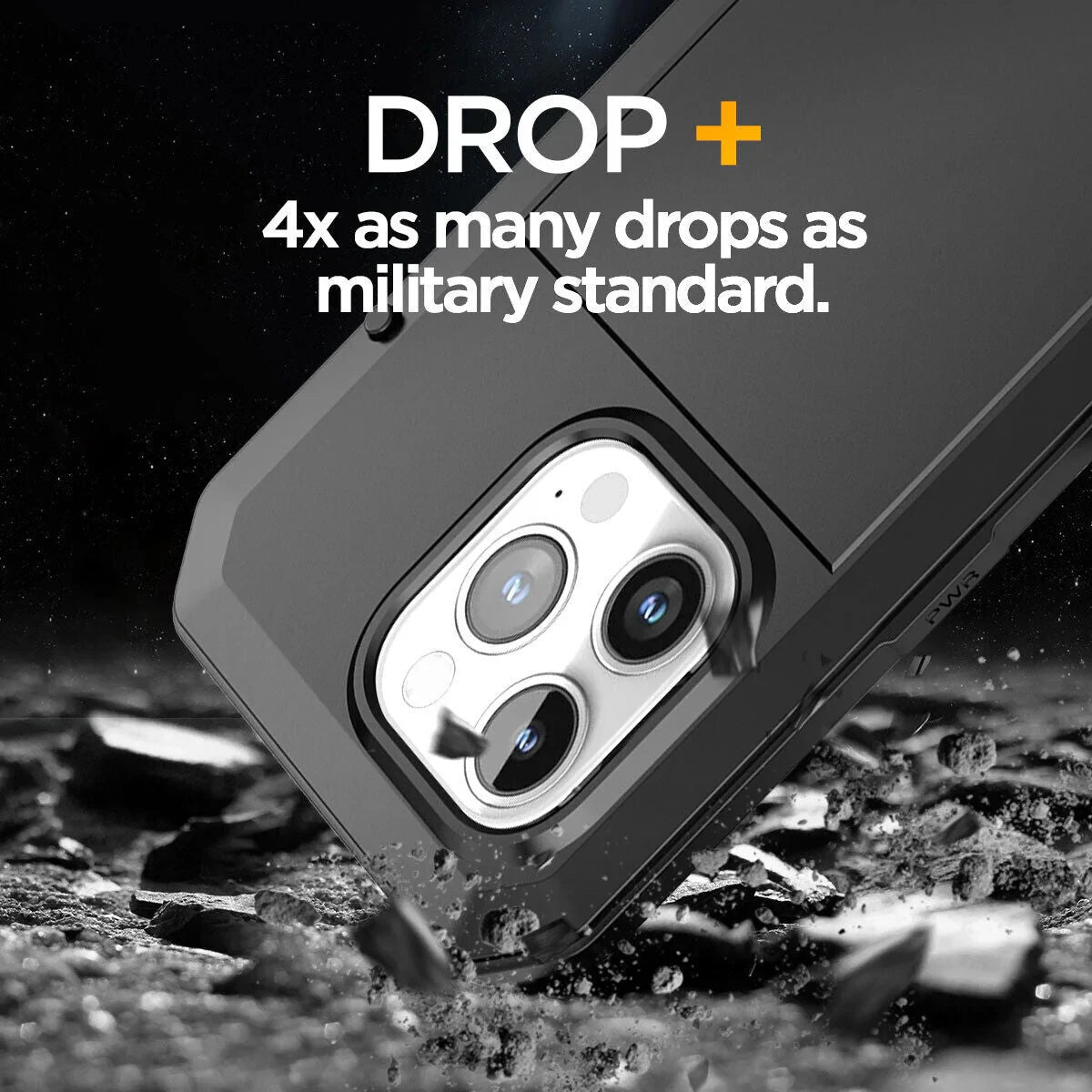 WeFor Armor Aluminum Shockproof Phone Case for iPhone