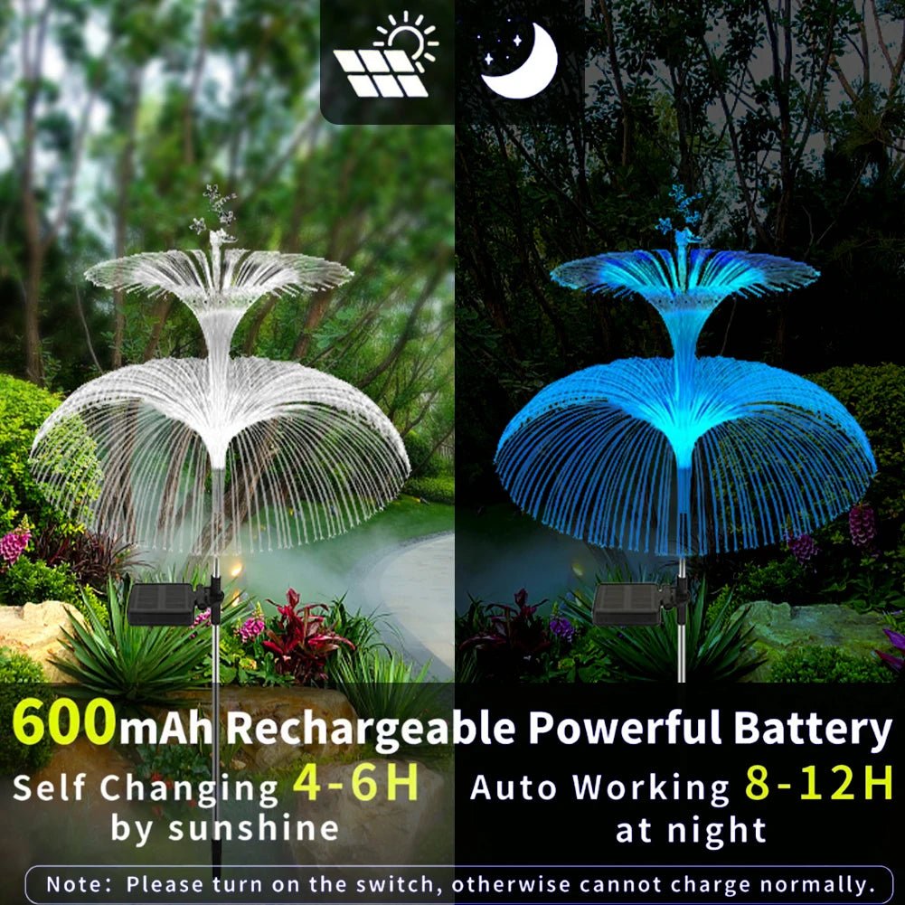 HobbyLane Solar Garden Lights Jellyfish Star Waterproof