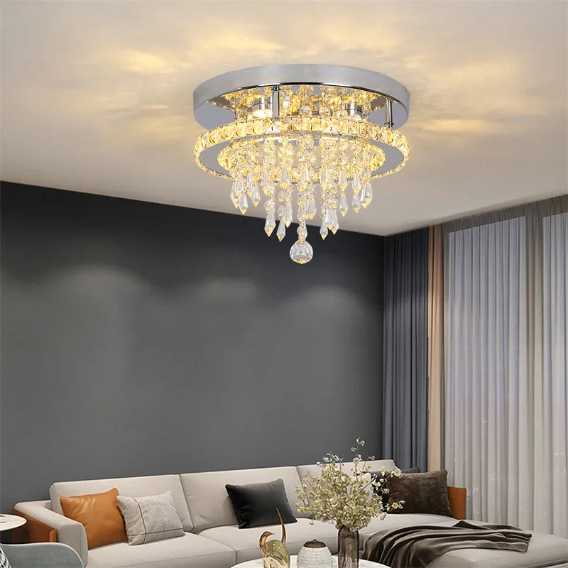 Modern Minimalist Chandelier Dimmable For Living Room Home Decor Led Ceiling Light With Remote Control Hanging Lighting Fixtures