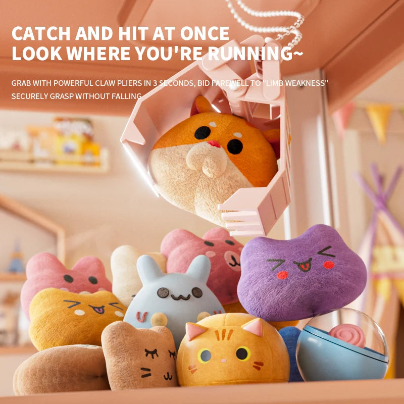 Jovow Dual Power Doll Grabbing Machine Toy With Music Drawer