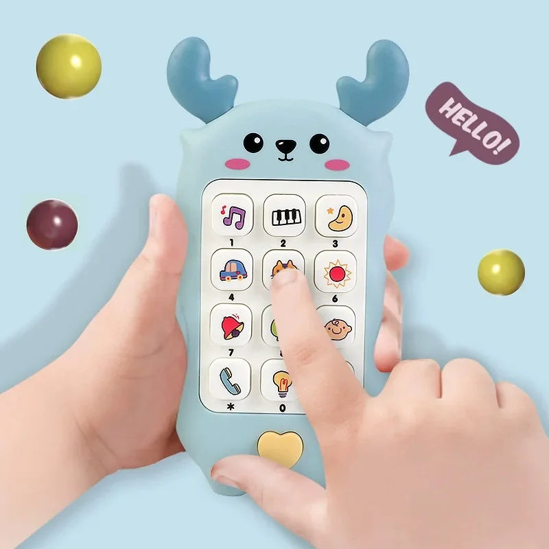SMHXIANGQIANJIN Baby Phone Toys Bilingual Music Teether Toy