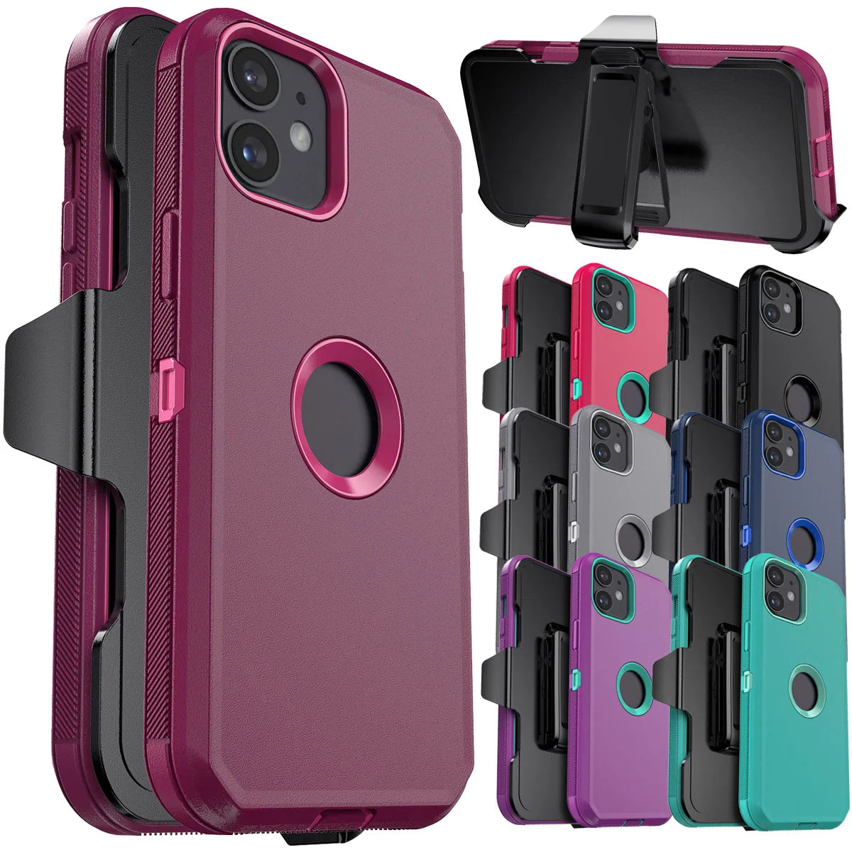 Design Shockproof Case For iPhone 11 Pro Max With Belt Clip