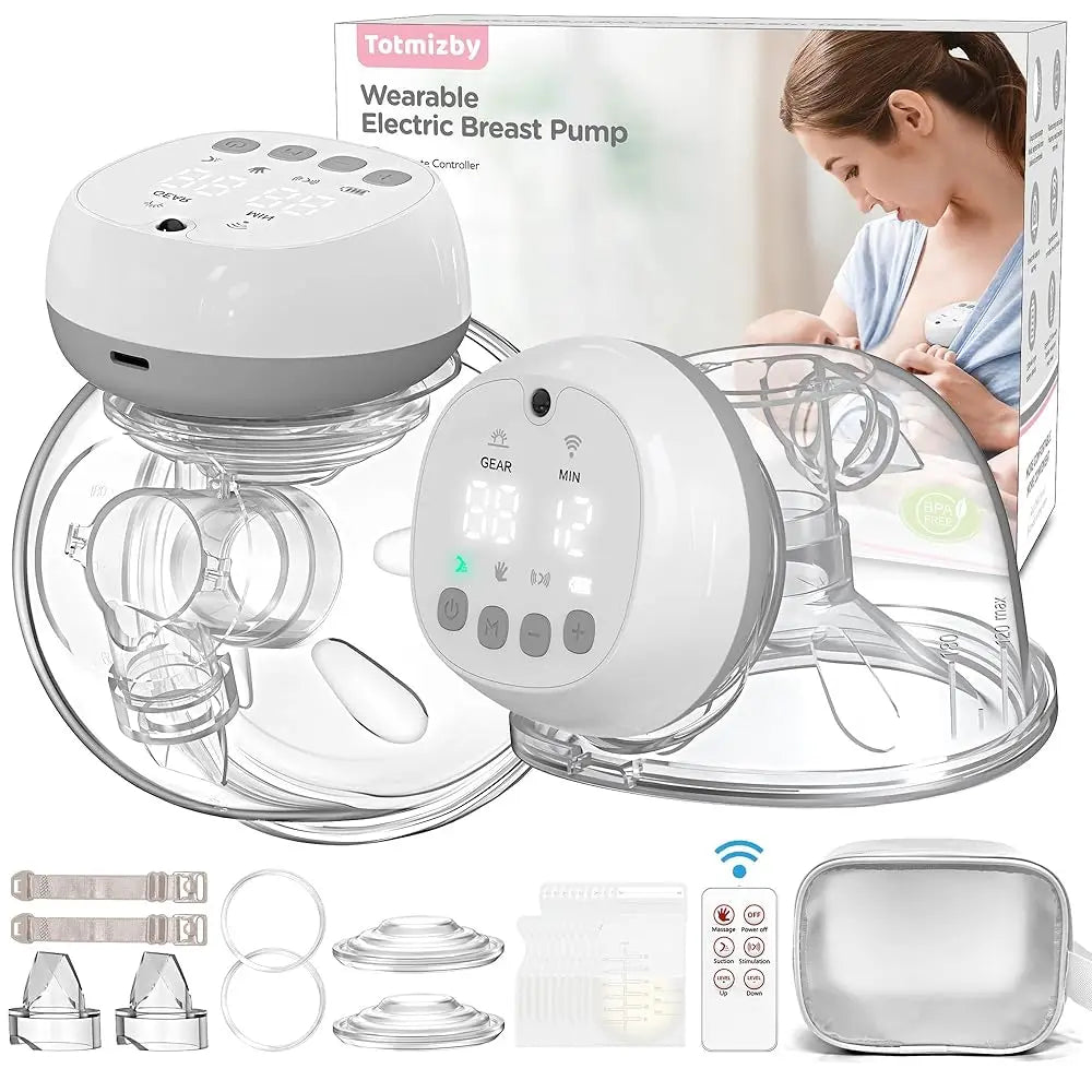 Hign-concerned Wearable USB Breast Pump 1200mAh Silent Milk Extractor