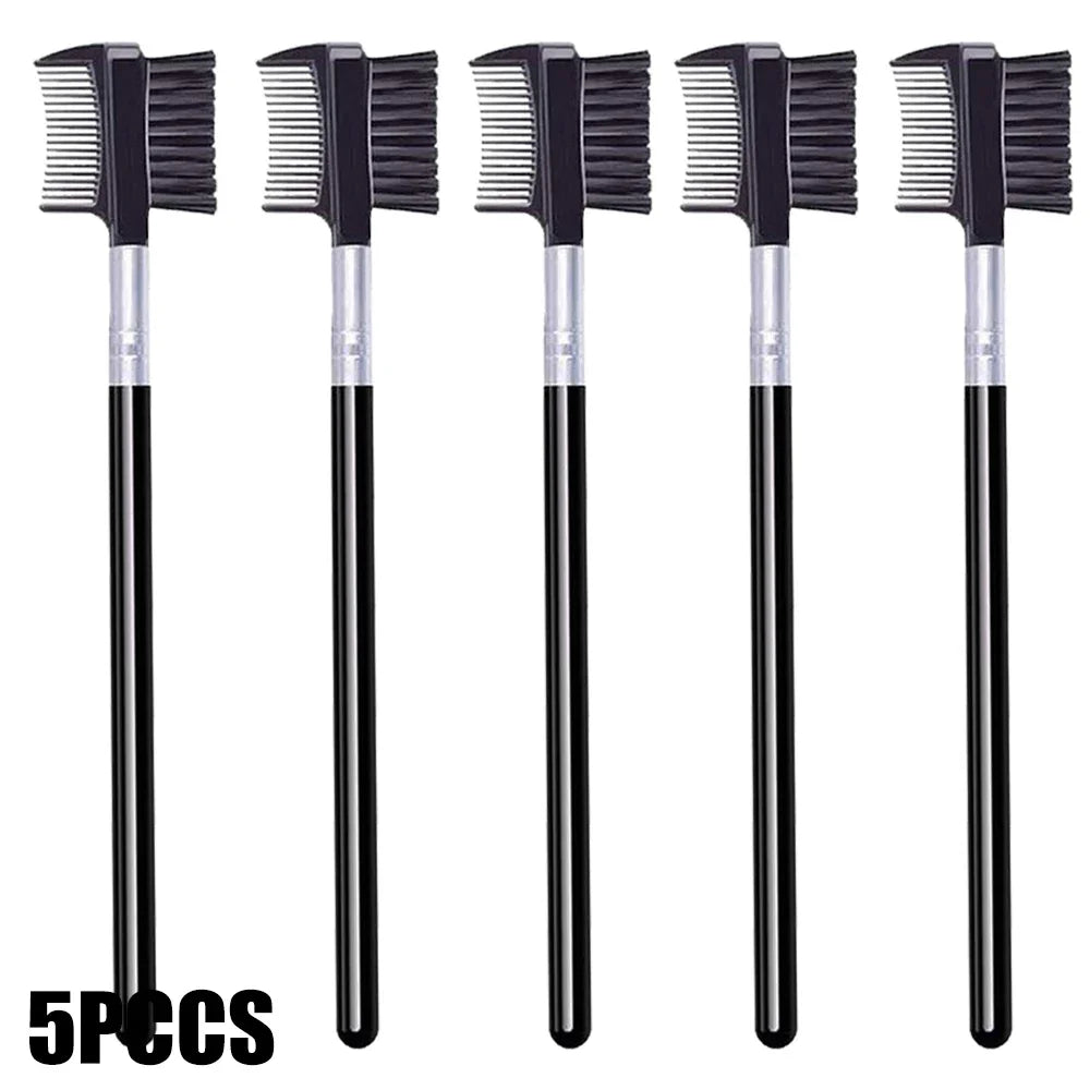 Comb 3/5PCS Eyebrow Brush Set Eyelash Lash Separator Tool Professional Eye Makeup Tools With Eyebrow Trimmer Scissor For Woman