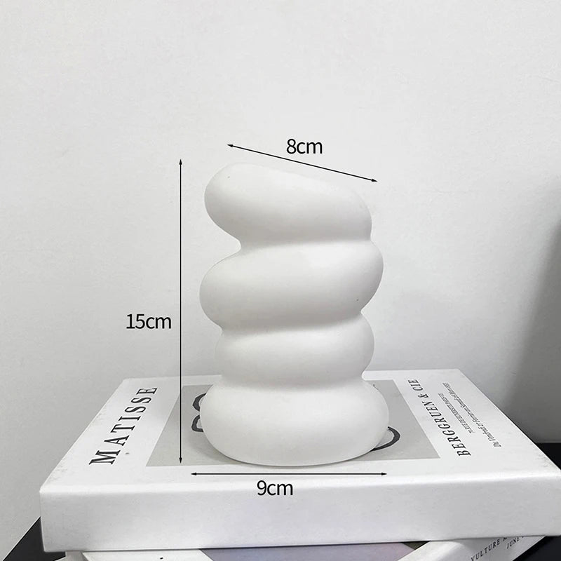 Function Modern Style Plastic Vase For Aesthetic Floral Arrangement