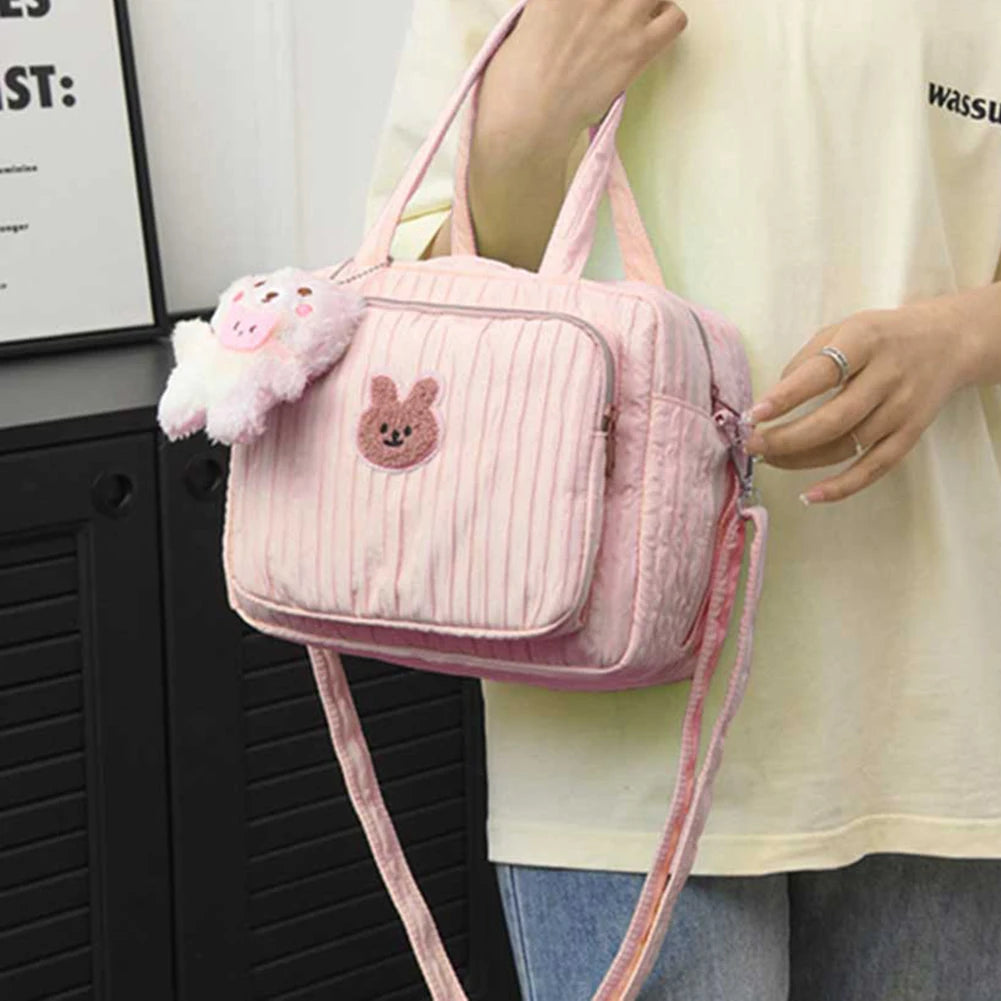 Cute Cartoon Diaper Bag For Moms Nylon Organizer Tote