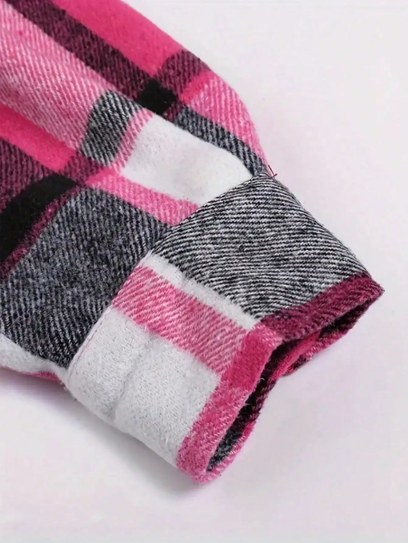 2025 Newest Women's Long Sleeve Flannel Plaid Shirt Casual Button Down Shirt Cardigan New Year and Valentine's Day Clothing