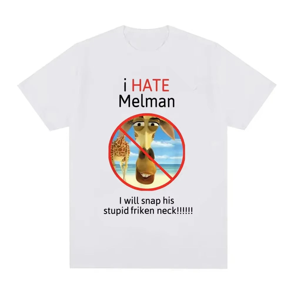 Craft of Weaving Hate Melman Meme T Shirt Unisex Cotton