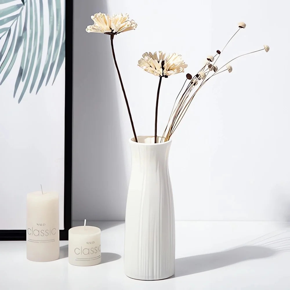 Function Nordic Plastic Vase Modern Simple Small Flower Pot