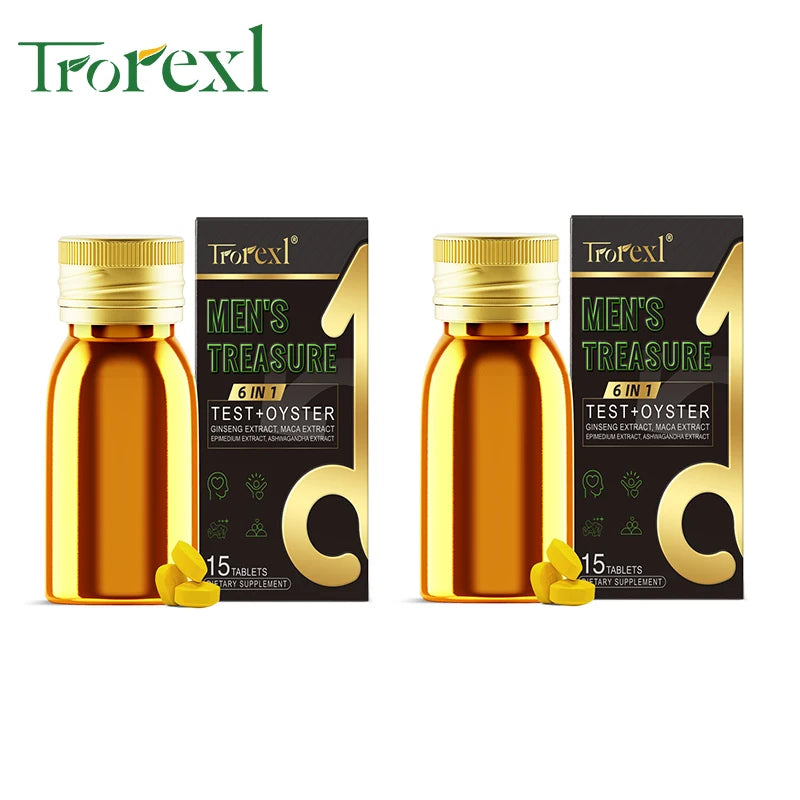 Oyster Maca Supplement for Men, Boosters Trt for Men, Promotes Intimacy Confidence , Male Health Formula 3rd Party Tested