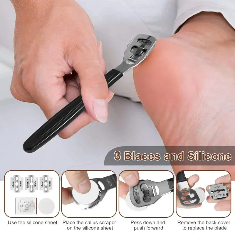 South Moon Foot Care Tool Pedicure Kit Stainless Steel
