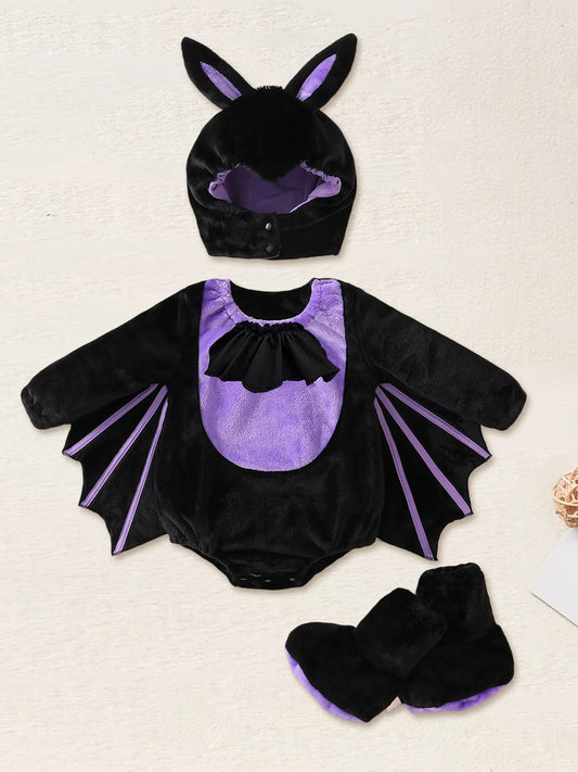 CN Guangdong Toddler Vampire Costume Bat Wing Hat 3pc
