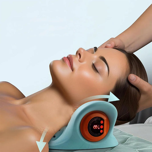Neck Massager With Finger Pressure And Electric Shoulder Massage