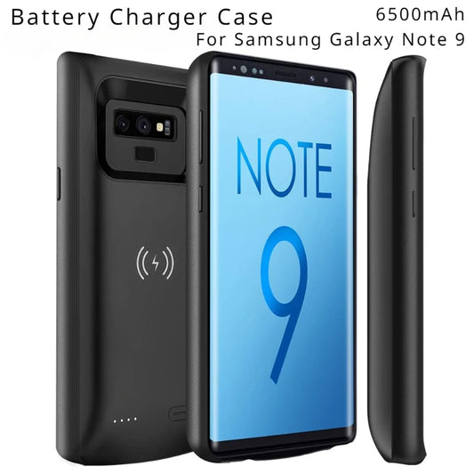 Samsung Galaxy Note 9 Battery Charger Case 6500mAh Wireless