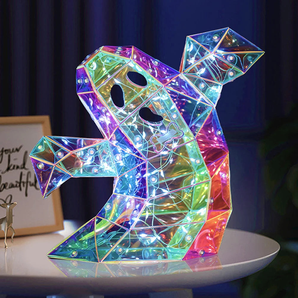 VKTECH LED Ghost Lights Halloween Night Light Figurines