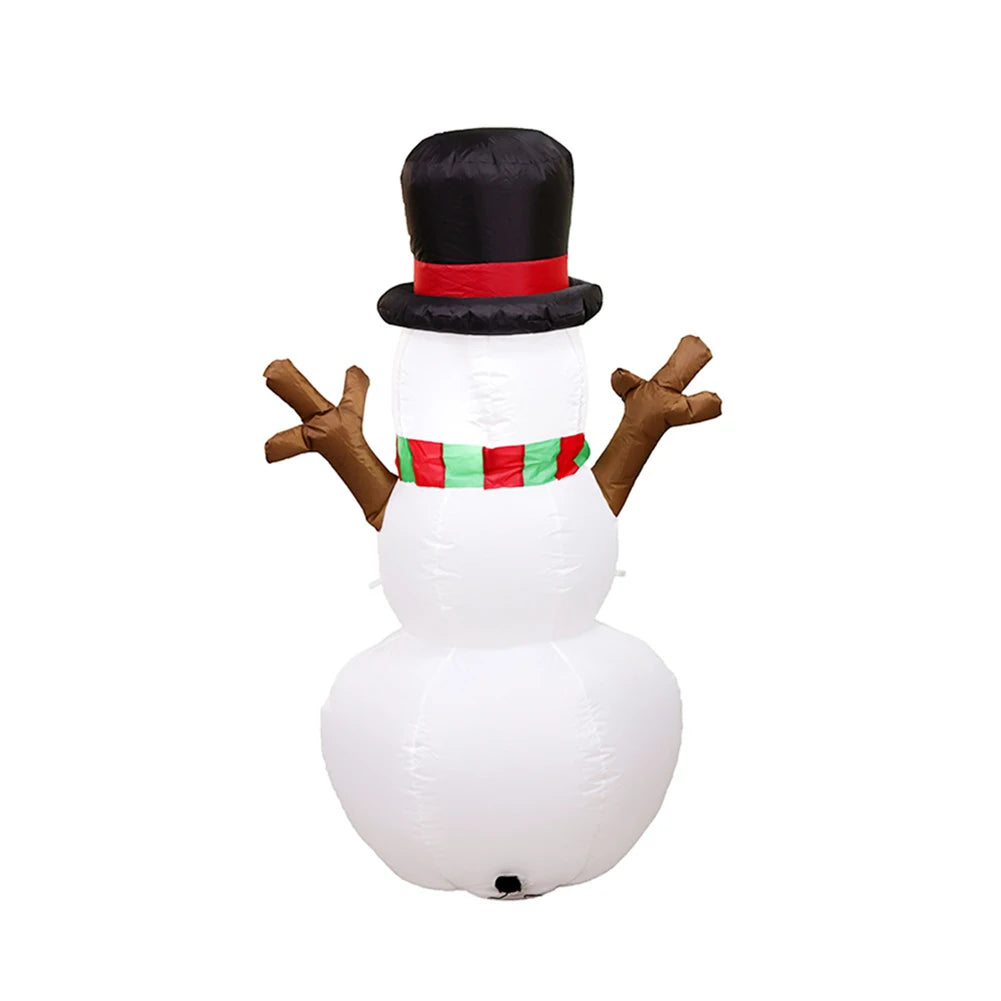 Alloet Inflatable Illuminated Snowman Ornament With LED Light Christmas Decorations