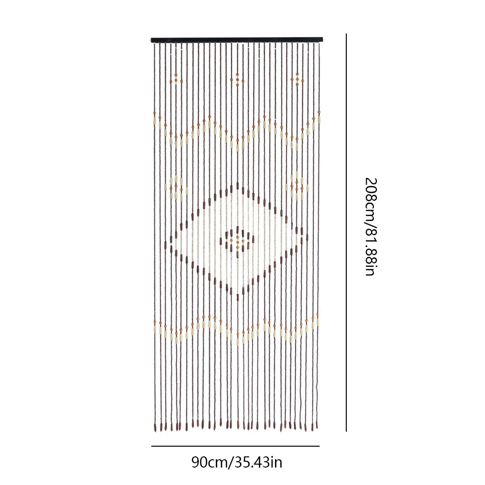 Zhejiang Wooden Bead Door Curtain Fly Screen Living Room