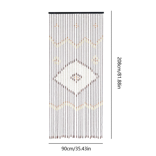 Zhejiang Wooden Bead Door Curtain Fly Screen Living Room