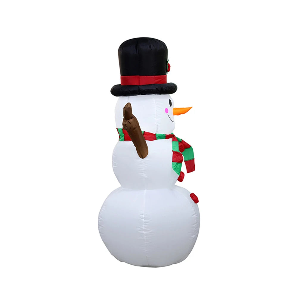 Alloet Inflatable Illuminated Snowman Ornament With LED Light Christmas Decorations