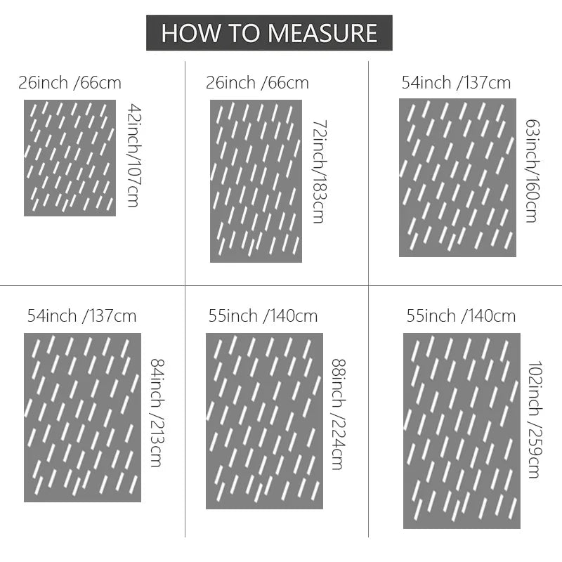 Nordic Winter Thickened Polyester Curtain Panel With Velcro