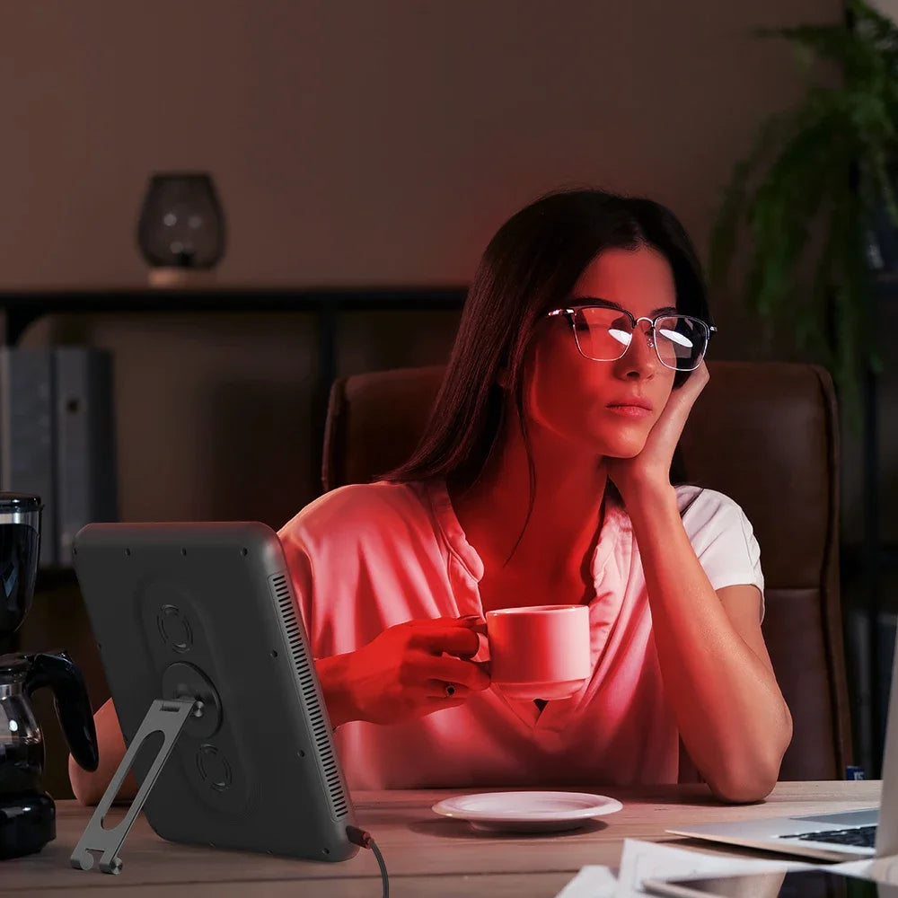 Astarexin Red Light Therapy Panel Device LED Facial Anti-inflammatory Skin Care Light 660nm850nm Lamp for Anti-Aging Pain Relief