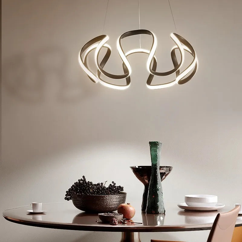 VETRULUS Nordic Pendant Light LED Chandelier For Living Dining Room Corridor Ceiling Lamp