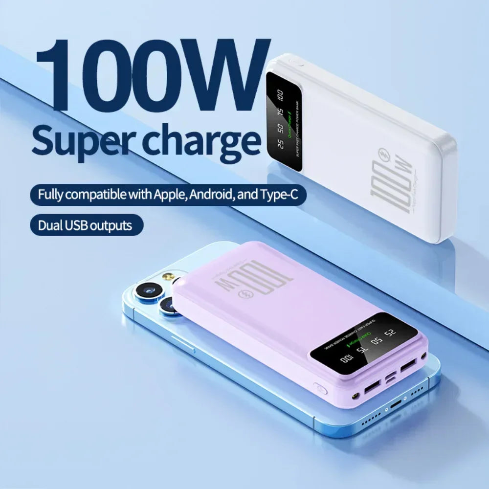 Mijia 10000mAh 100W Fast Charge Power Bank Portable Charger