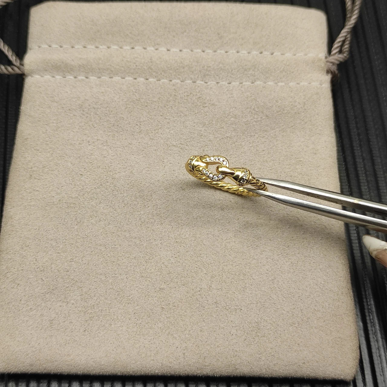 Guangdong Diamond Ring Sterling 925 Prong Setting Fashion