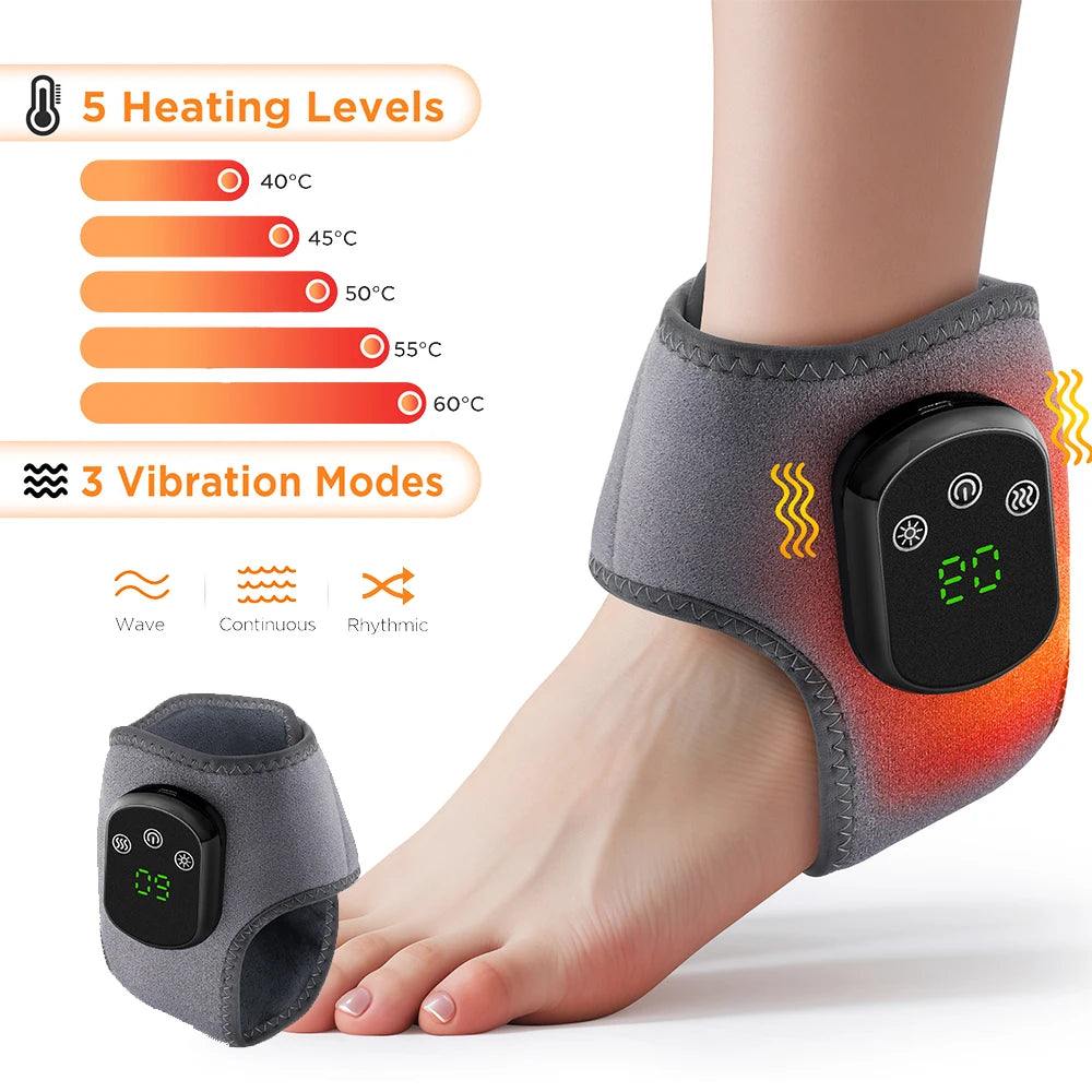 Electric Heating Hand Wrist Massager Wireless Thermal Wrist Brace Wrist Protector 5 Infrared Hot Compress 3 Vibration Wristband