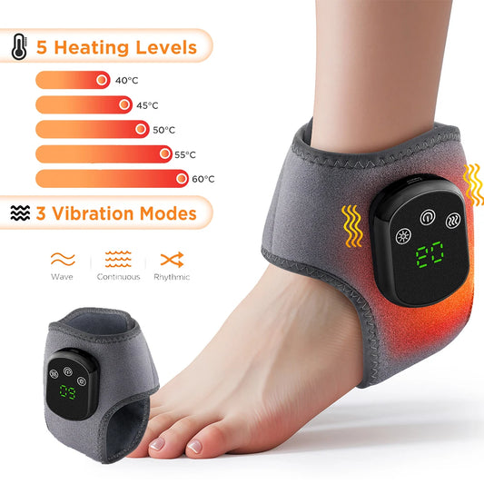 Electric Heating Hand Wrist Massager Wireless Thermal Wrist Brace Wrist Protector 5 Infrared Hot Compress 3 Vibration Wristband