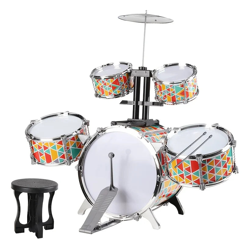European American Children's Rock Drum Toy Set For Beginner