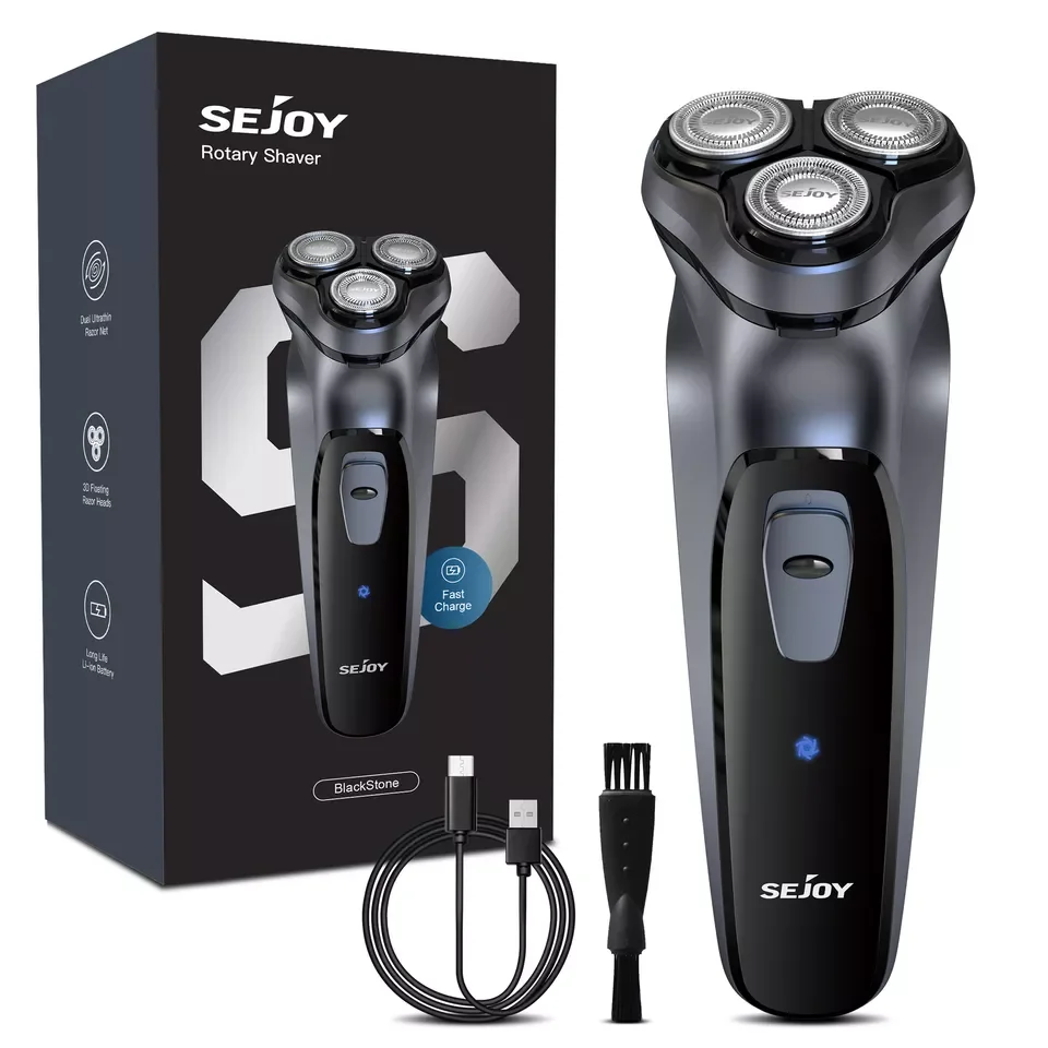 Sejoy Electric Razor For Men Rechargeable Shaver With Floating Head