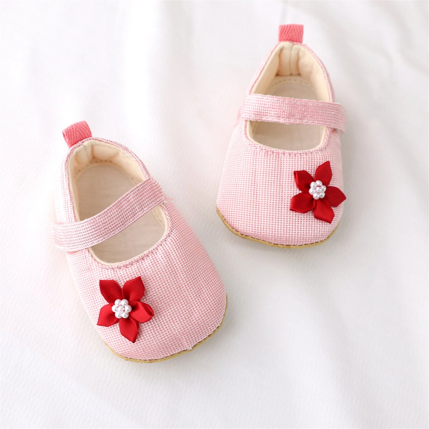 Mary Jane Baby Shoes First Walker Non Slip Sole Unisex